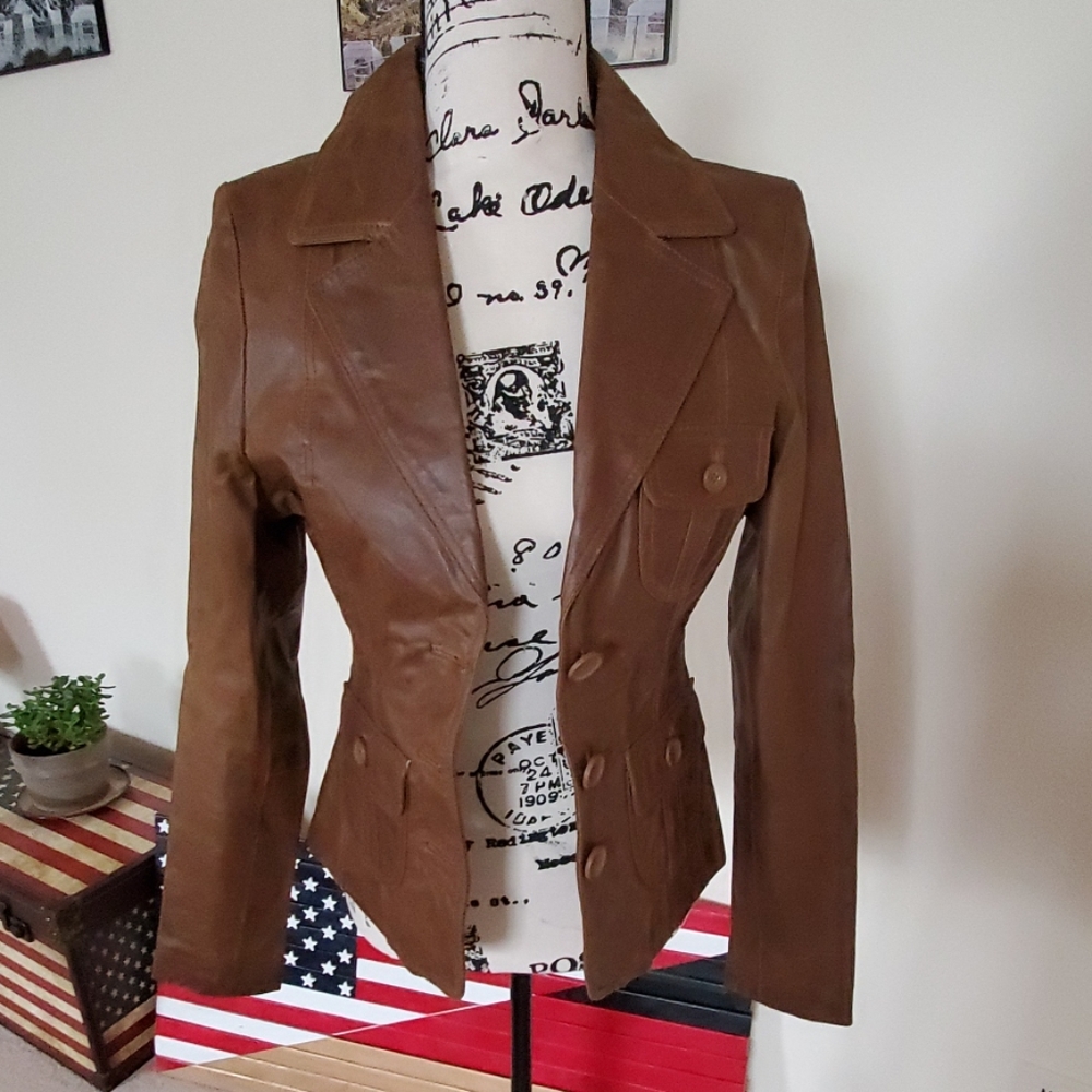 Leather jacket